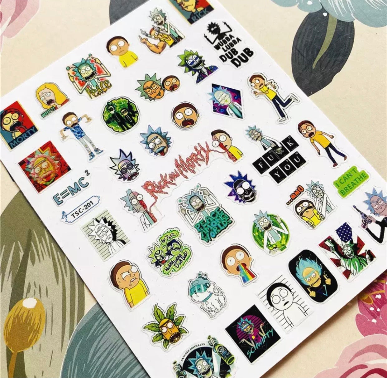 Rick and Morty - Nail Sticker