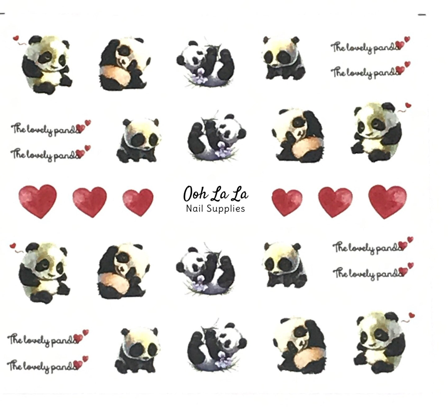 Panda Bears Decal