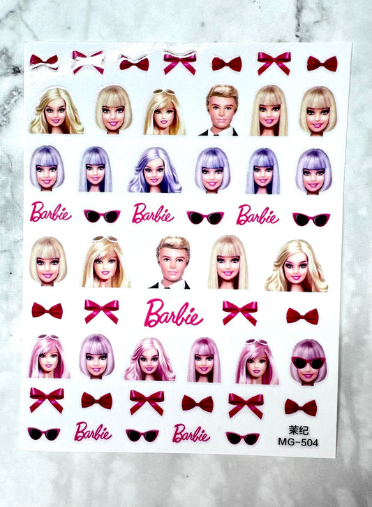 Barbie Heads - Sticker