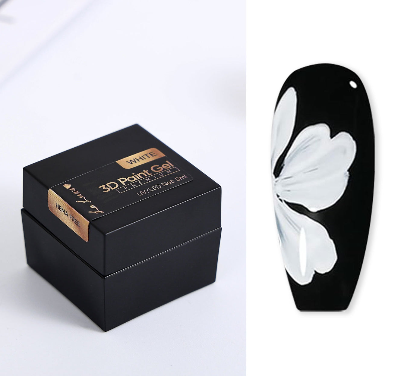 3D Non Wipe Gel Paint - White