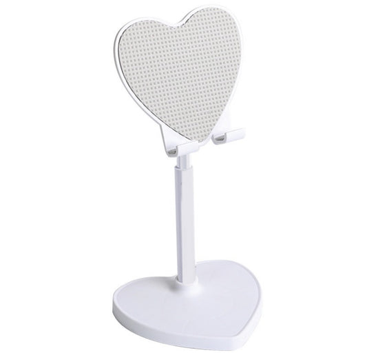 Heart Phone Holder - White