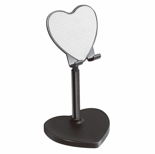 Heart Phone Holder - Black