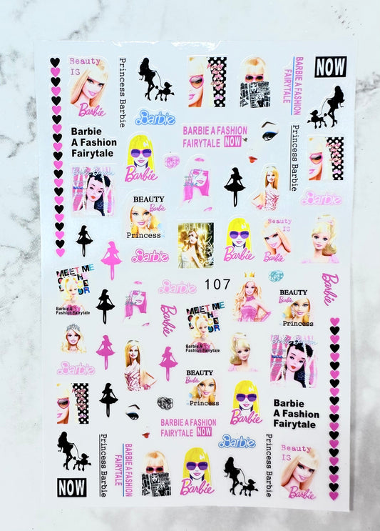 Barbie - 107 sticker