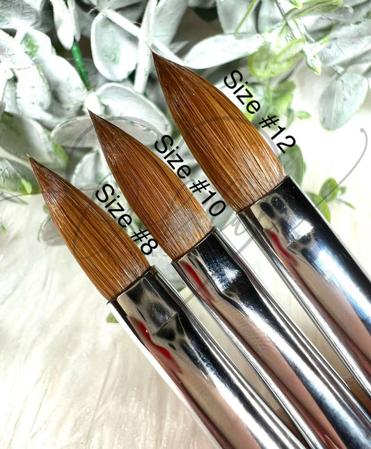 Pink & Black Glitter Oil Kokinsky Acrylic Brushes