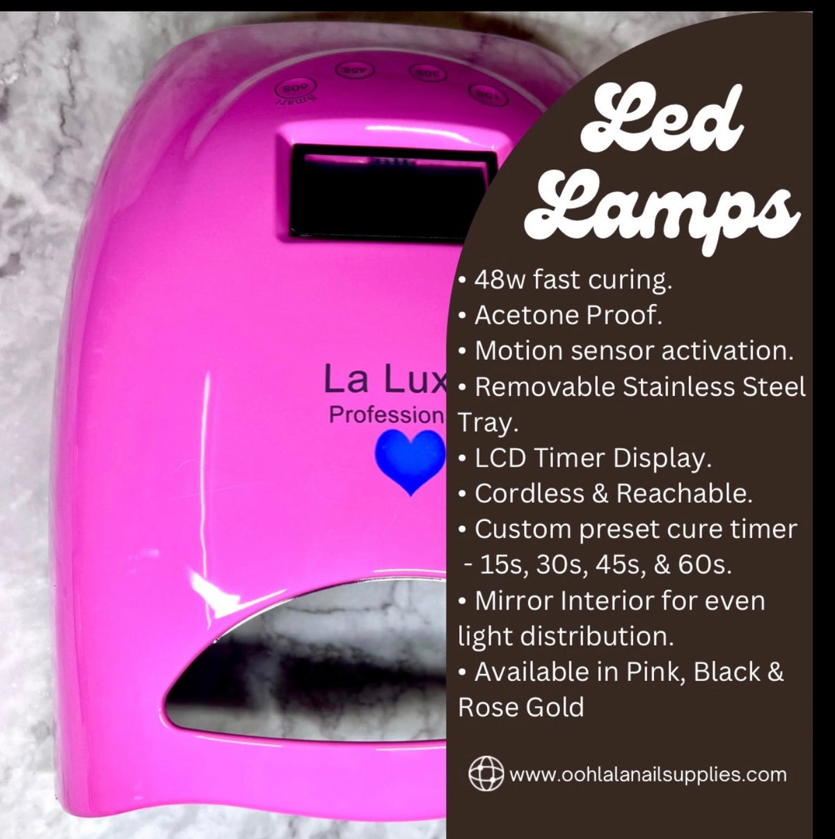 LED LAMP - PINK
