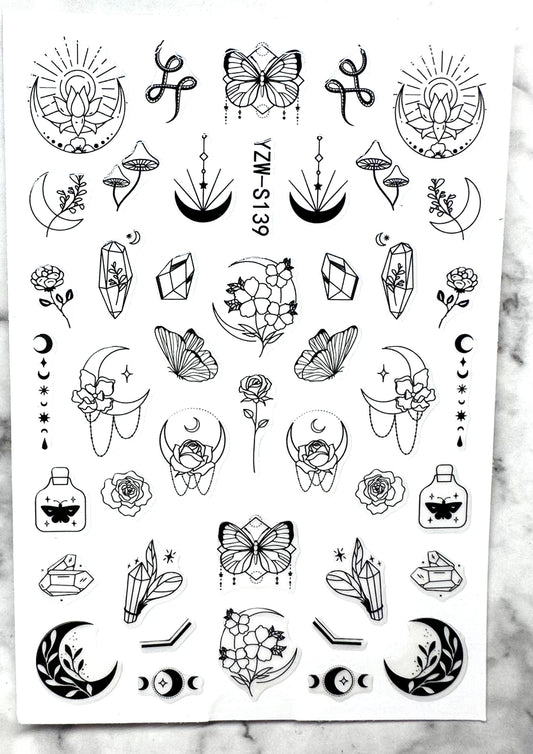 Aztec Butterflies - Sticker