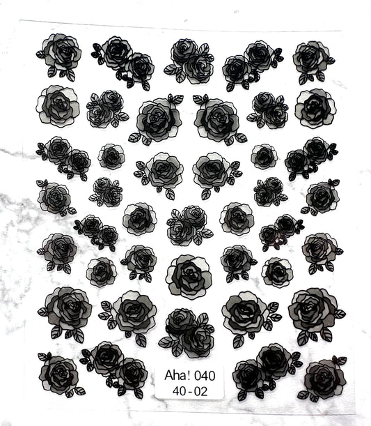 Black Roses - Stickers