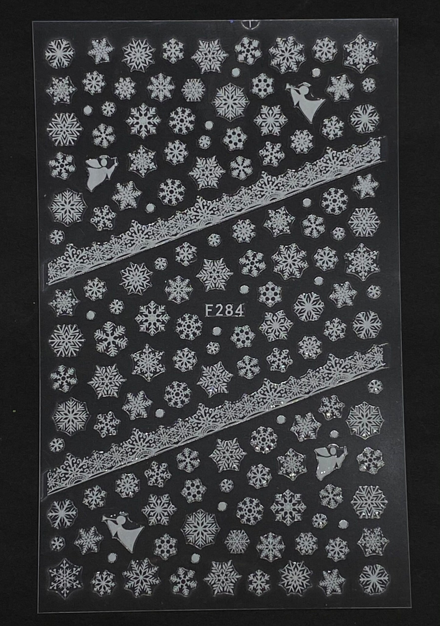 White Snowflake Sticker - 284