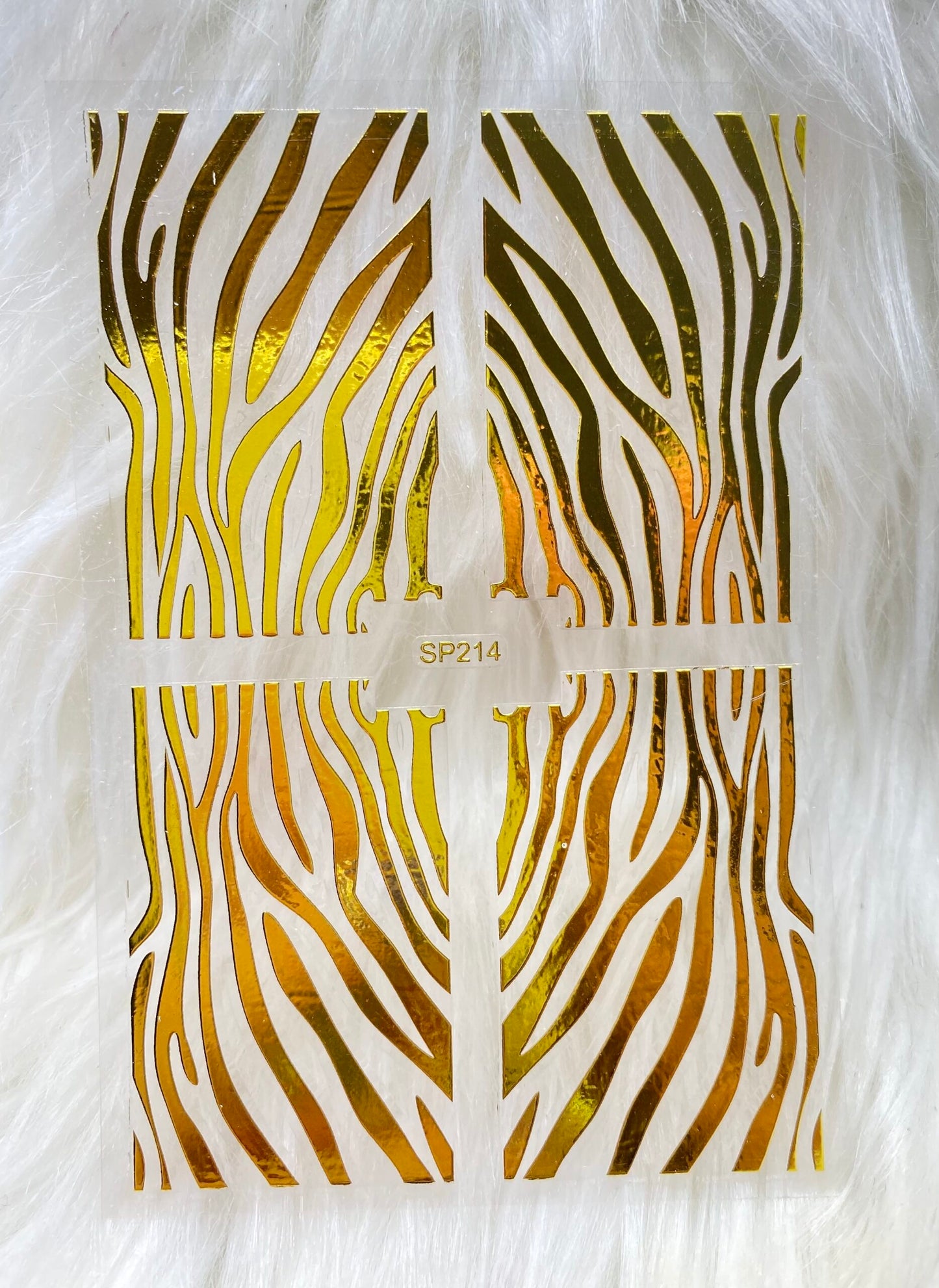 Gold Zebra Pattern - 214