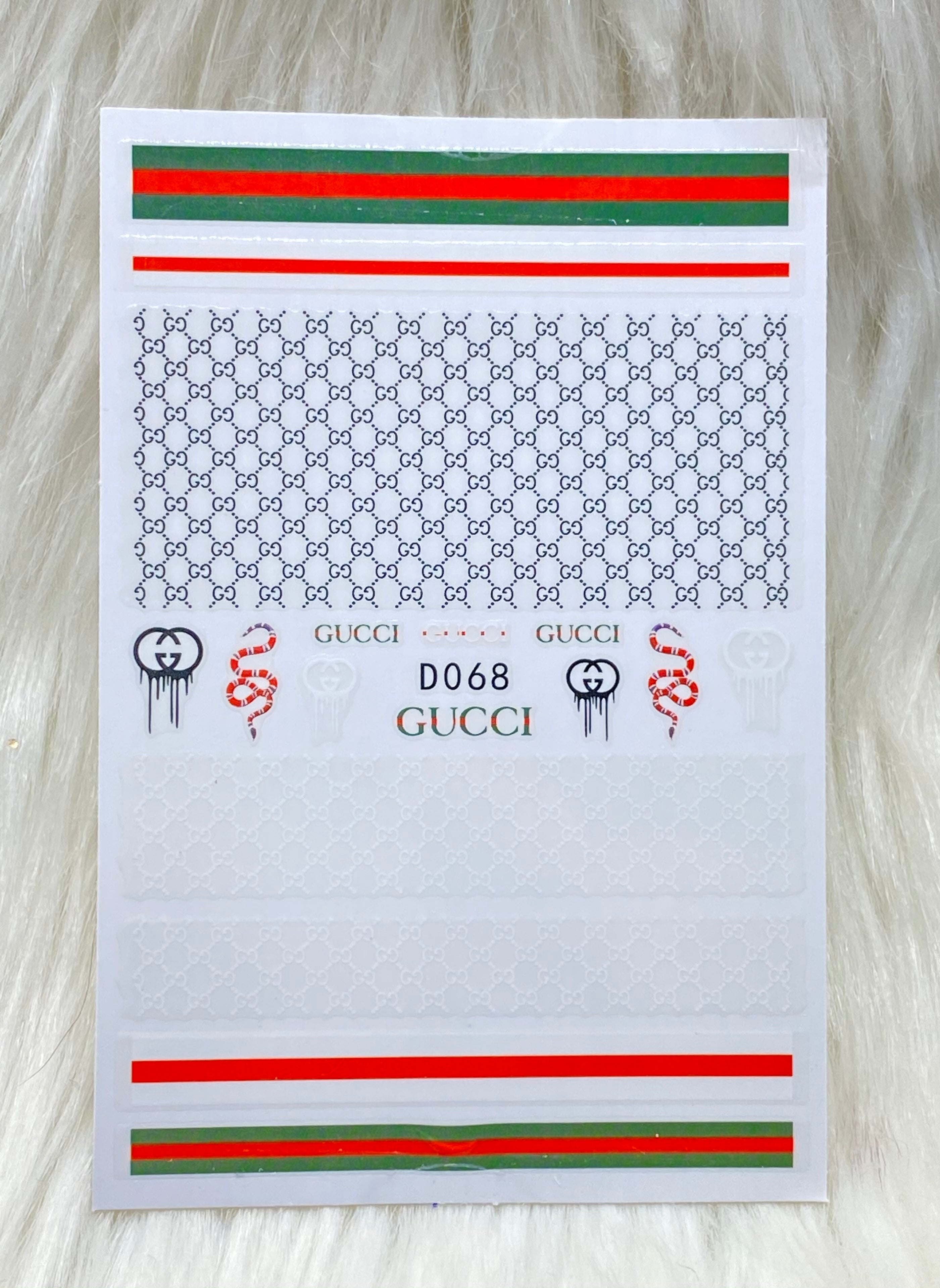 Gucci Rhinestone Sticker Guccì Stickers - 068 – Ooh La La Nails Supply