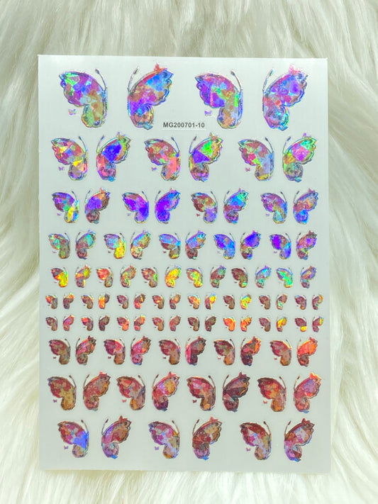 Butterfly wings - Rainbow Holo 10