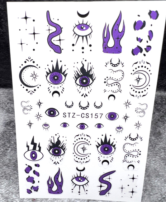 Purple Witch Eyes - Sticker