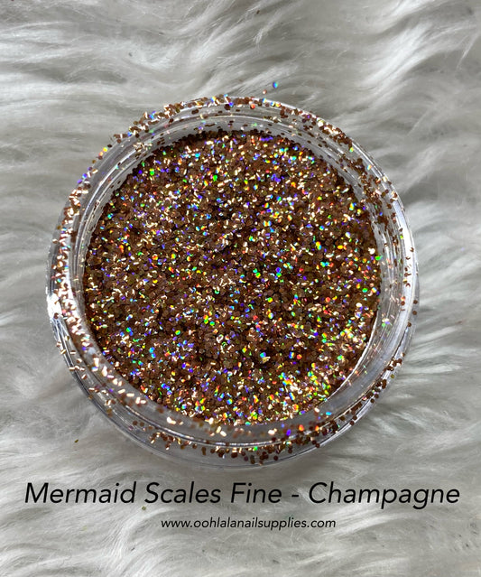 Mermaid Scales Fine - Champage