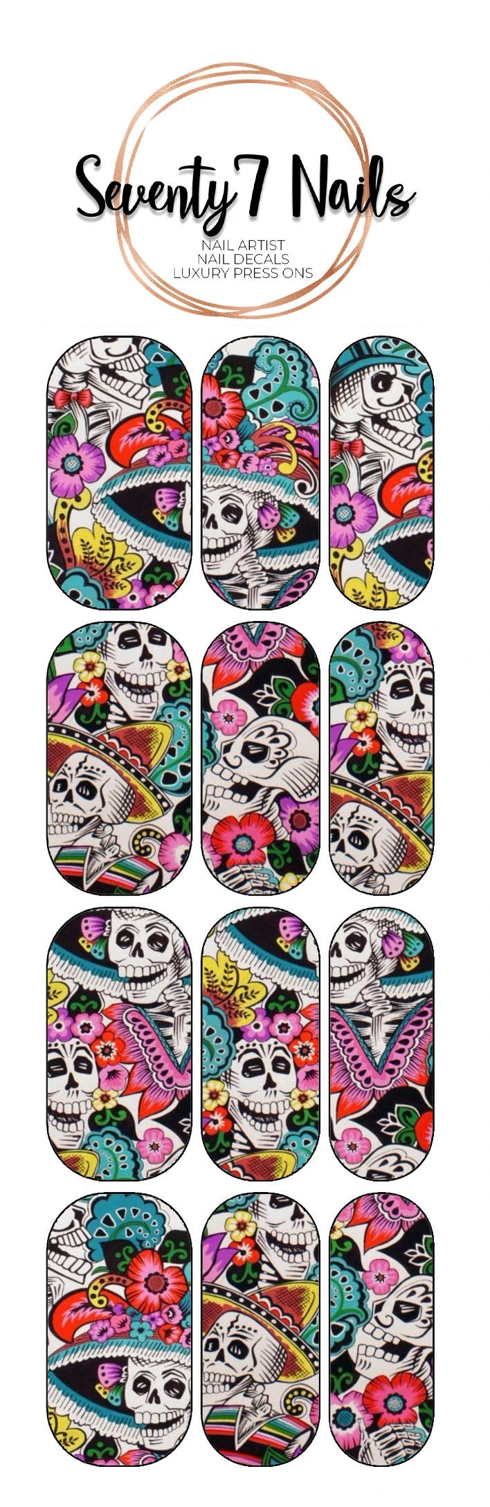 Day Of The Dead Skulls