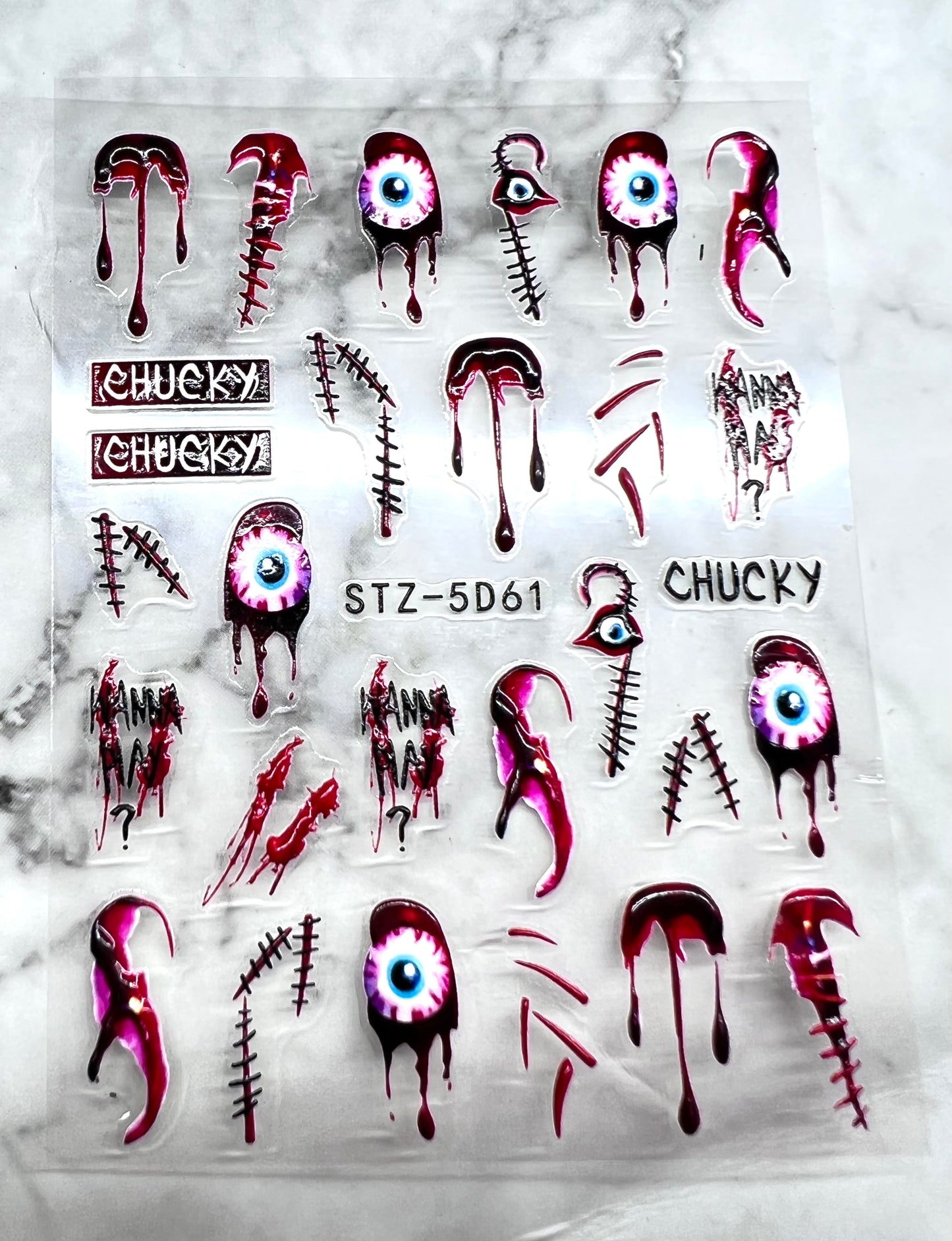 Chucky Blood - Sticker