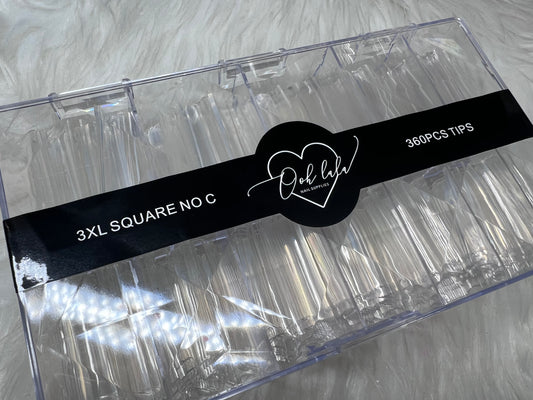 3XL Square - Clear