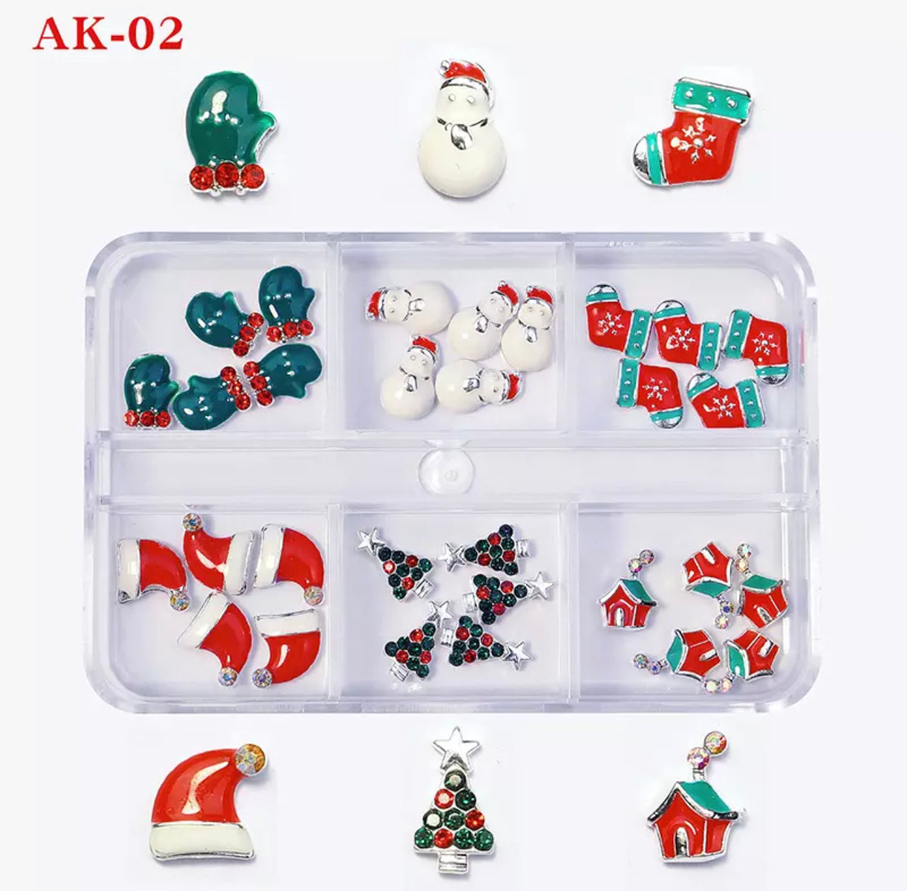 Christmas Charm Tray Packs