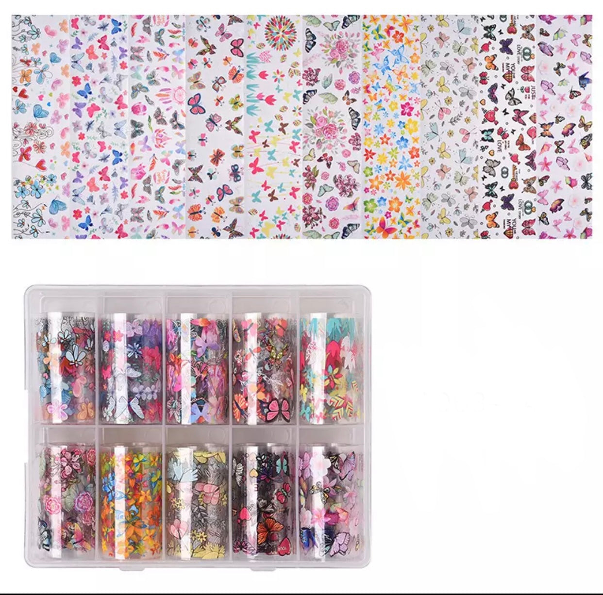 Butterfly Floral Foil Pack