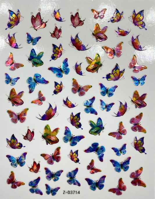 Opal Butterfly Sticker - #14