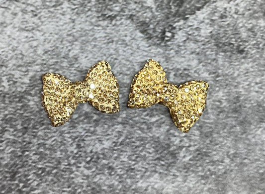 Large Bow - Champagne x 2