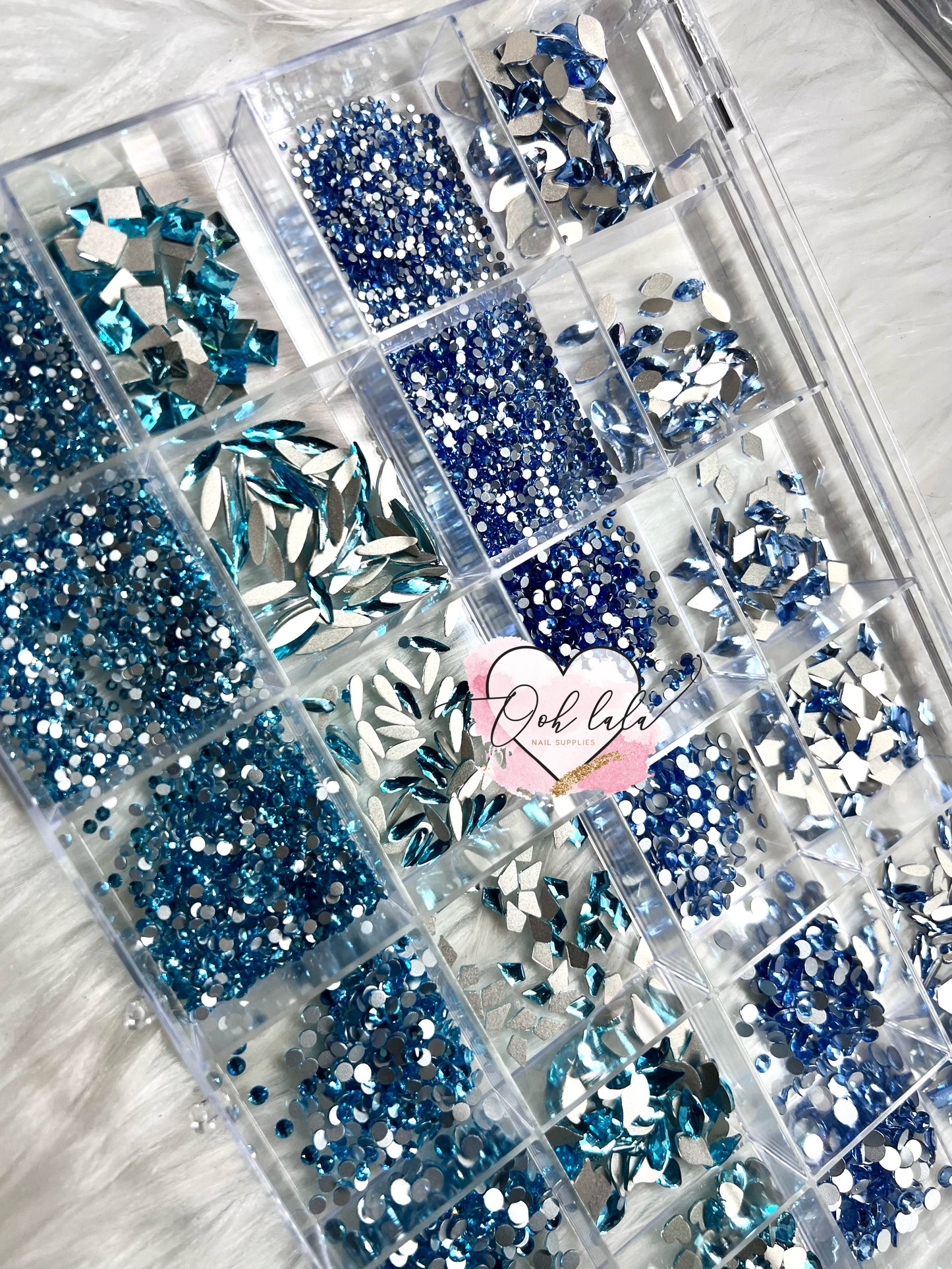 Bling It Trays - Light Blue / Medium Blue