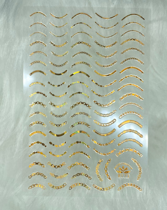 Gold Chain Sticker