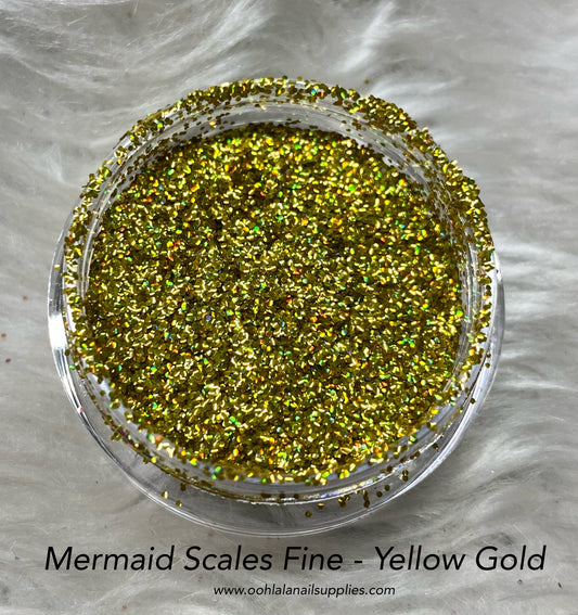 Mermaid Scales Fine - Yellow Gold