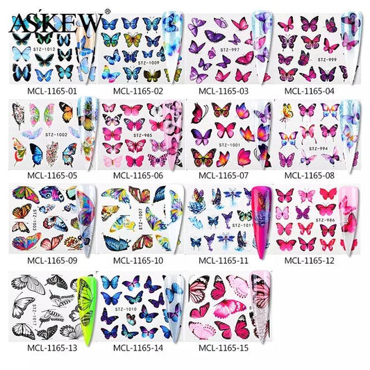 Butterfly Mixed Decal Pack - 30 pack