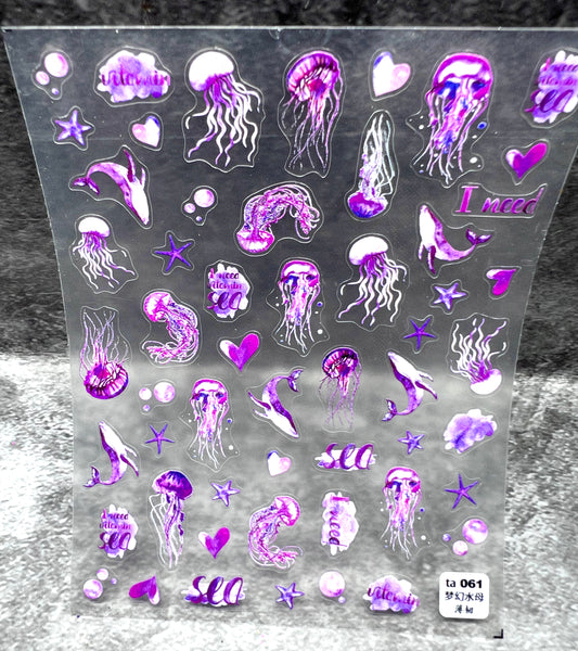 Purple Jellyfish - Sticker