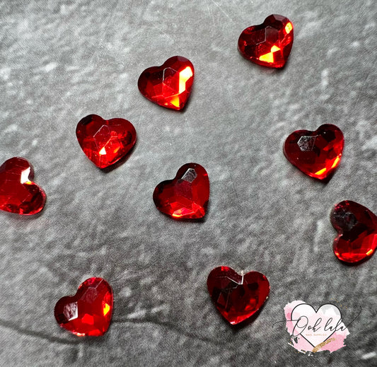 Red Heart Charms x 9