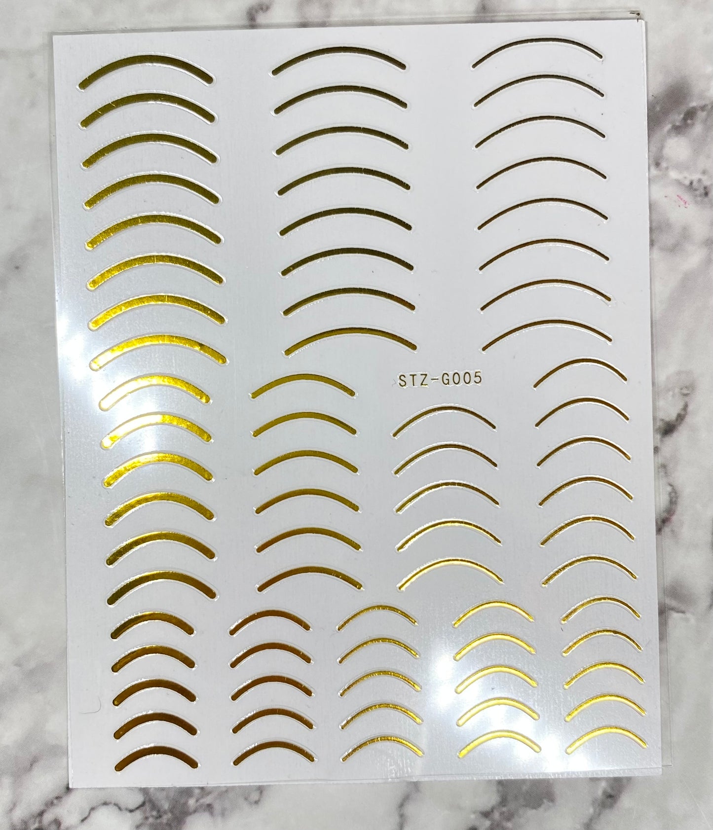 Metallic Gold Lines - Stickers