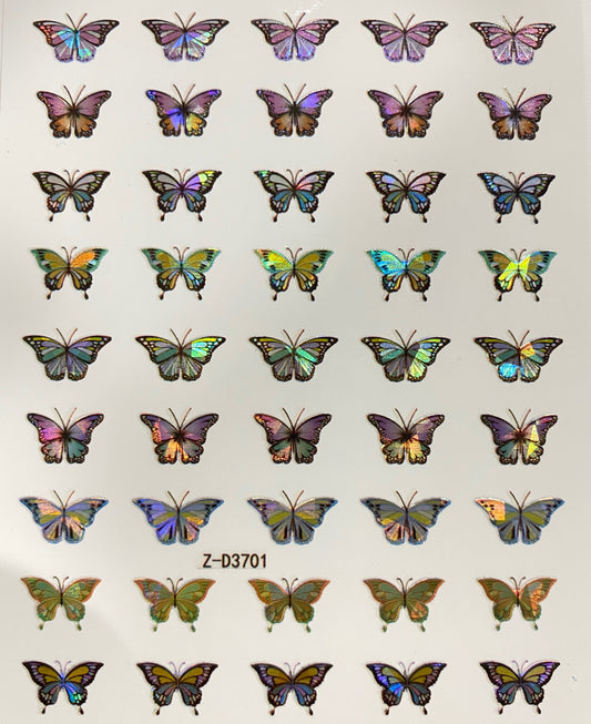 Opal Butterfly Sticker - #01