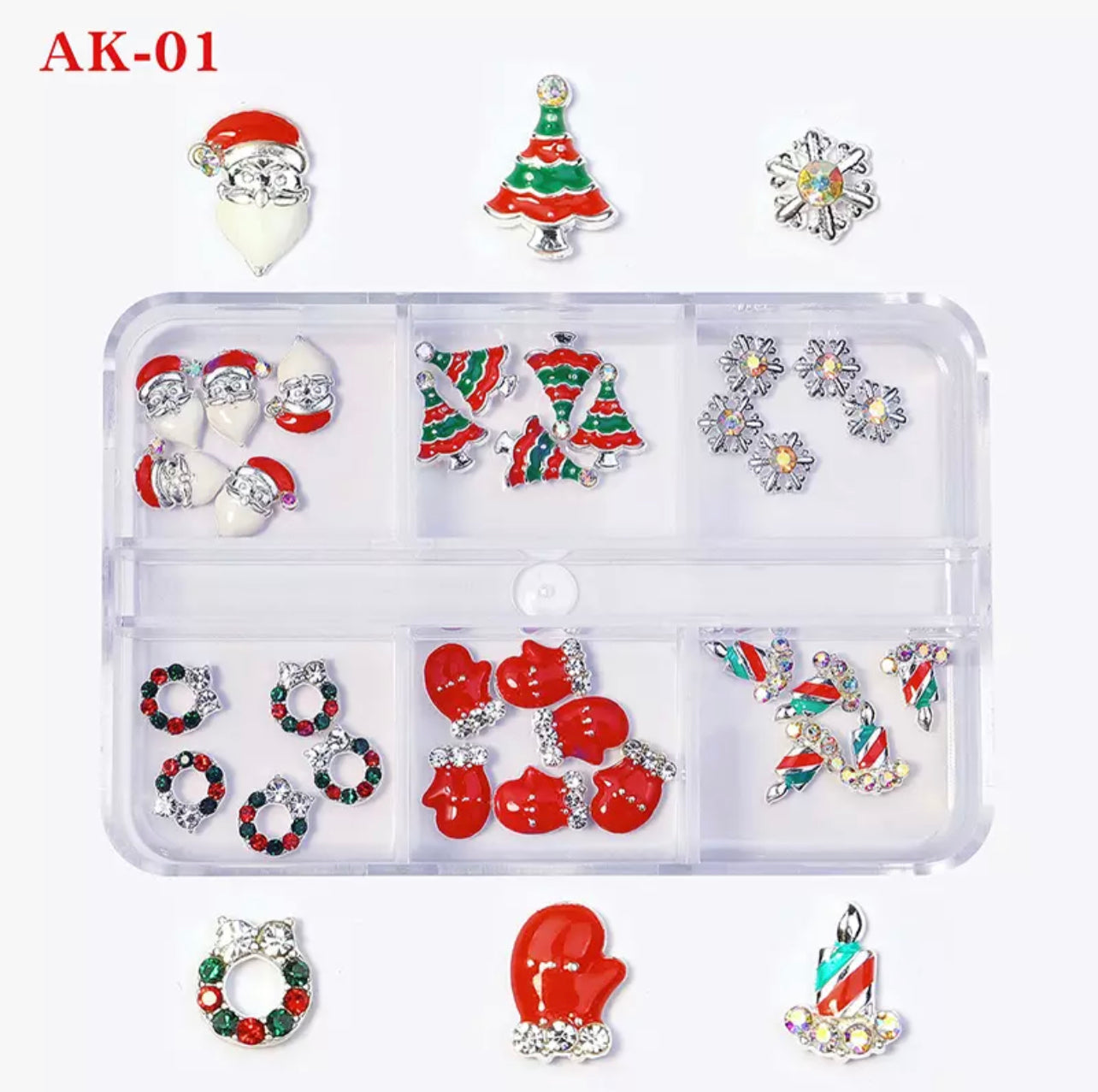 Christmas Charm Tray Packs