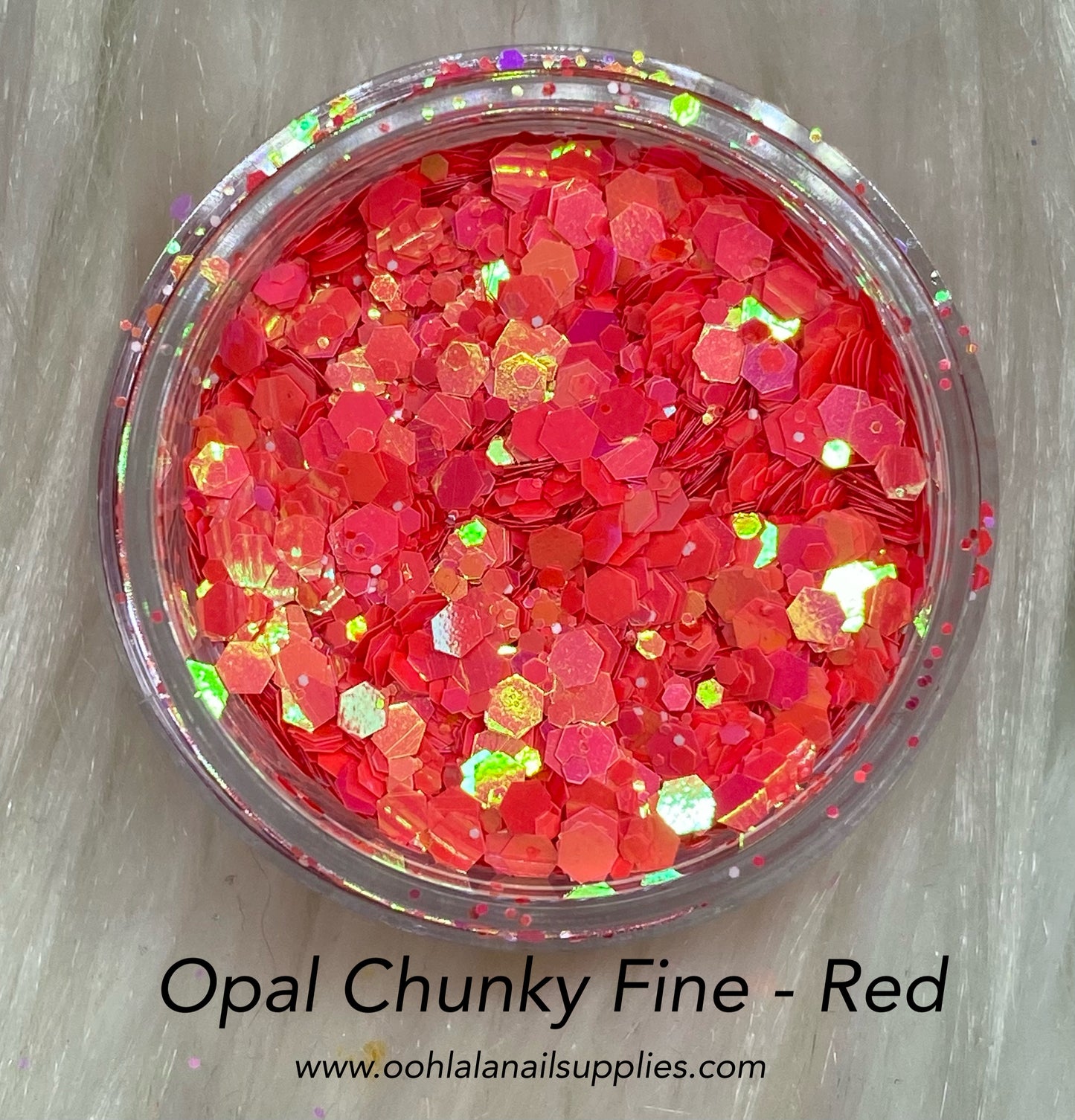 Opal Chunky Fine - Red