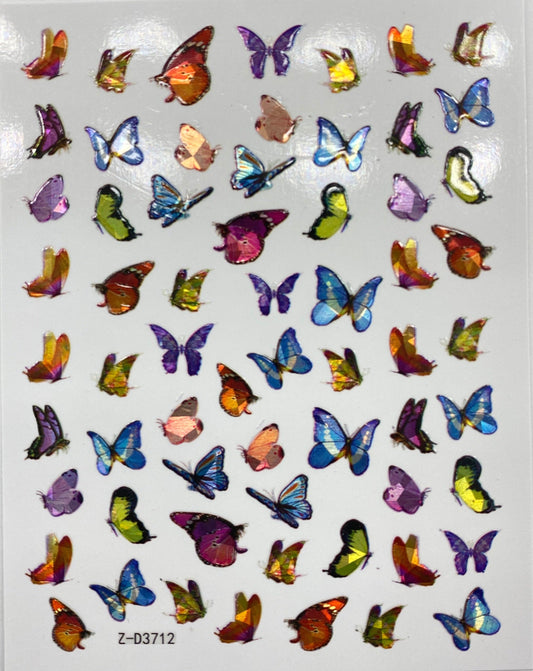 Opal Butterfly Sticker - #12