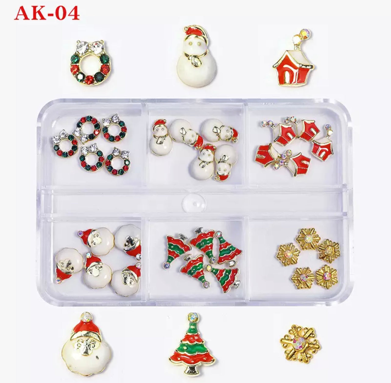 Christmas Charm Tray Packs