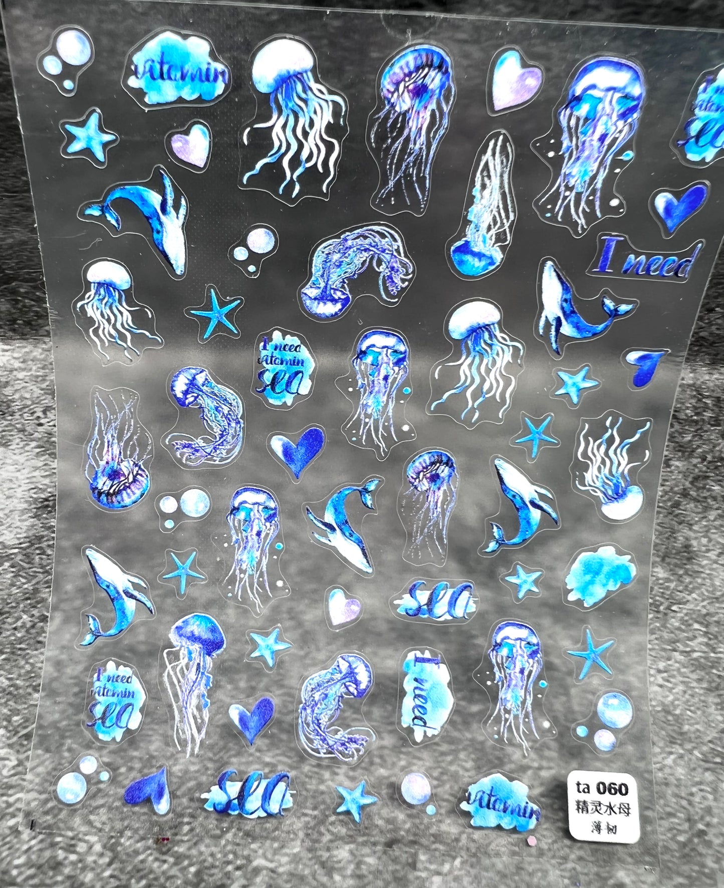 Blue Jellyfish - Stickers