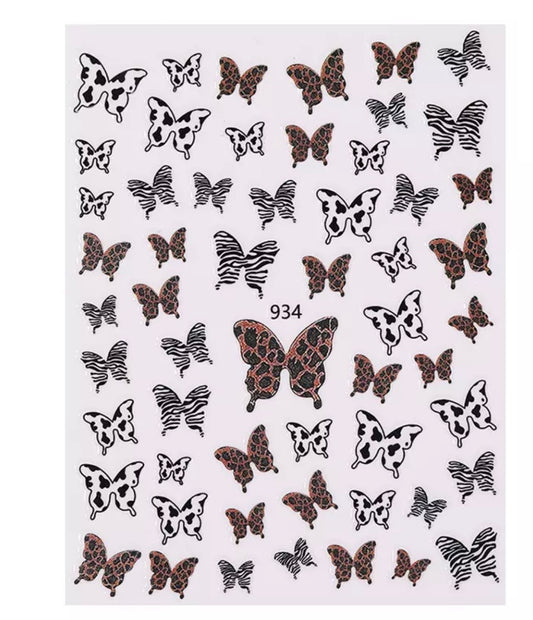 Animal Print Butterflies - 30