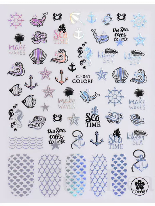 Mermaid Sea - Stickers