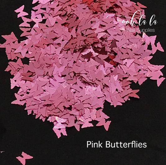 Pink butterflies