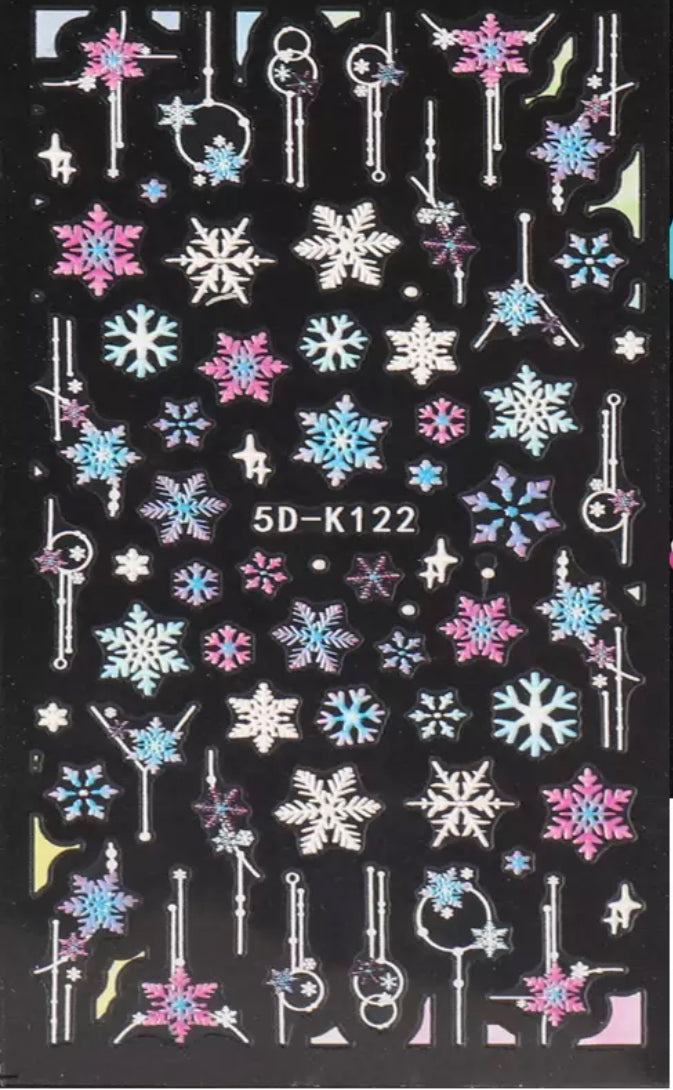 Pastel SnowFlakes - 122