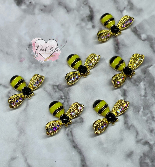 3D Bee Charms - 6pc