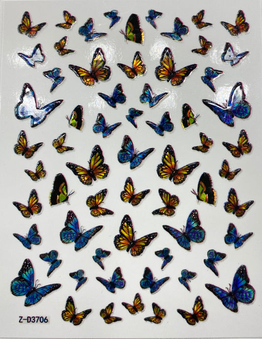 Opal Butterfly Sticker - #06