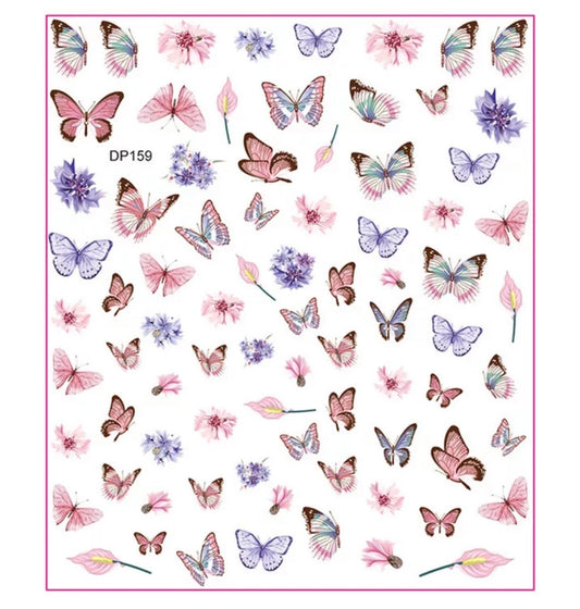 Pastel Butterflies -159