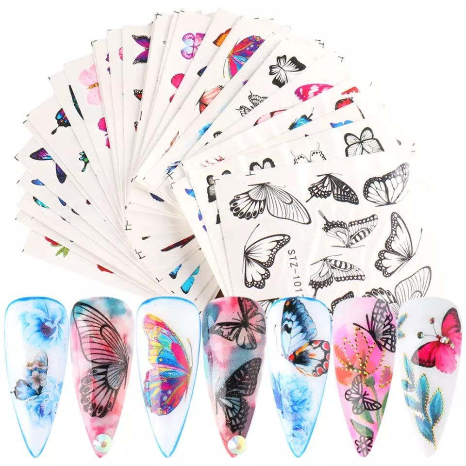 Butterfly Mixed Decal Pack - 30 pack