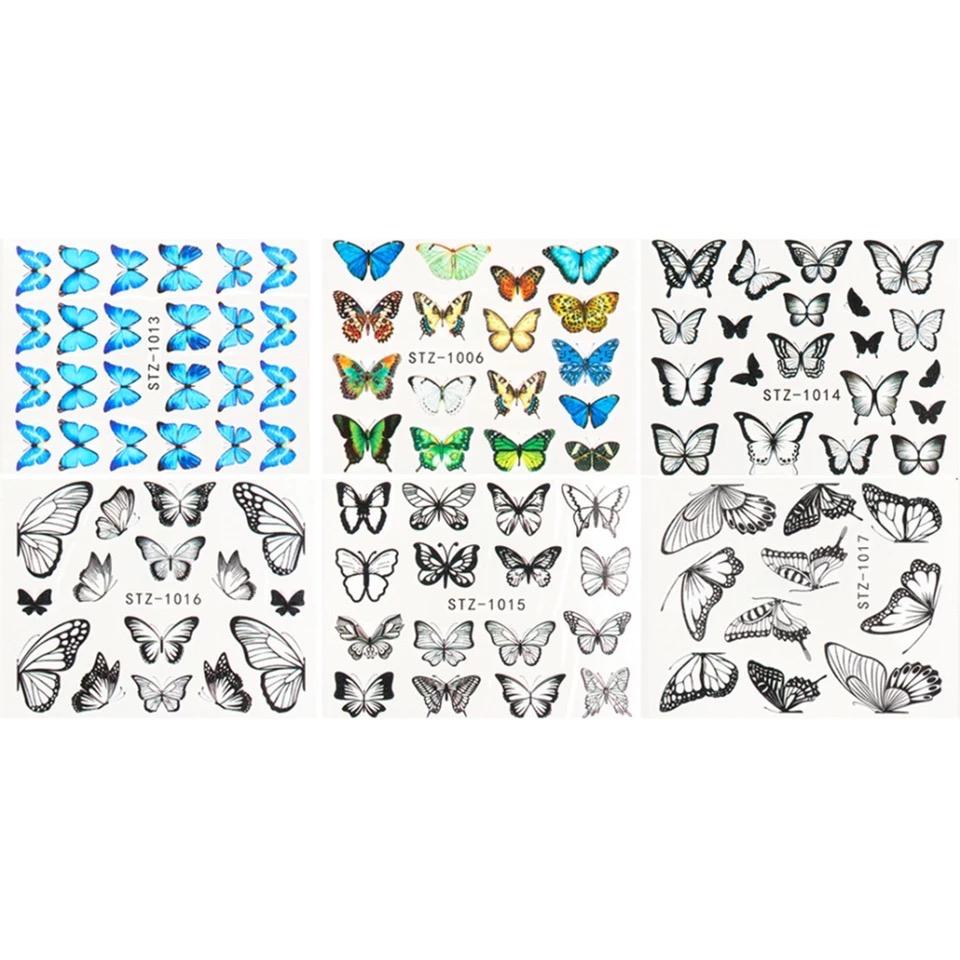 Butterfly Mixed Decal Pack - 30 pack